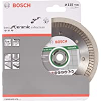 Bosch Professional - Disco de corte de diamante Best for Ceramic Extra-Clean Turbo- 115 x 22.23 x 1.4 x 7 mm